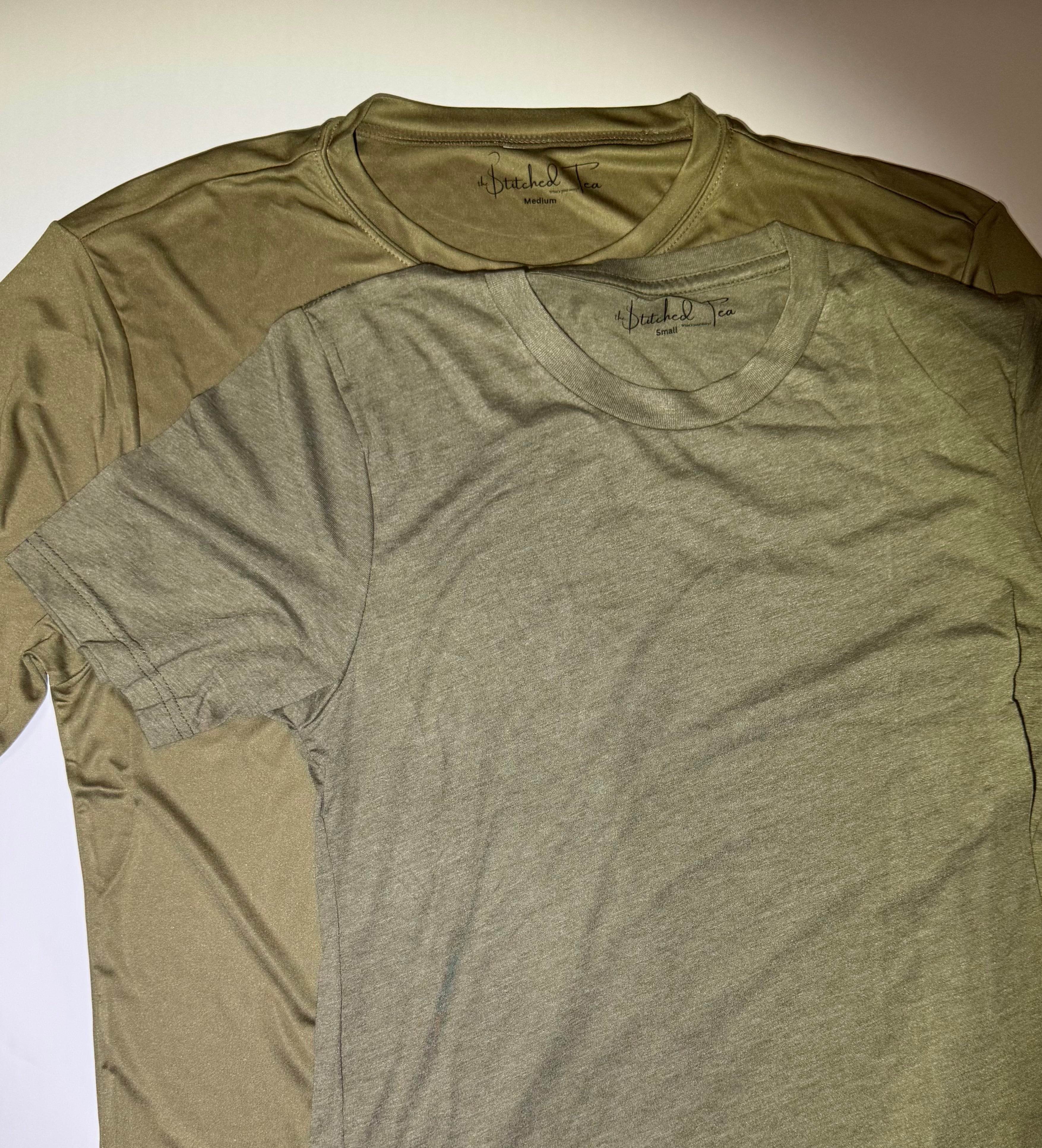 We have many options available for the OCP t-shirt: dri-fit, cotton (soft and heavy), and a buttery soft tri-blend.
