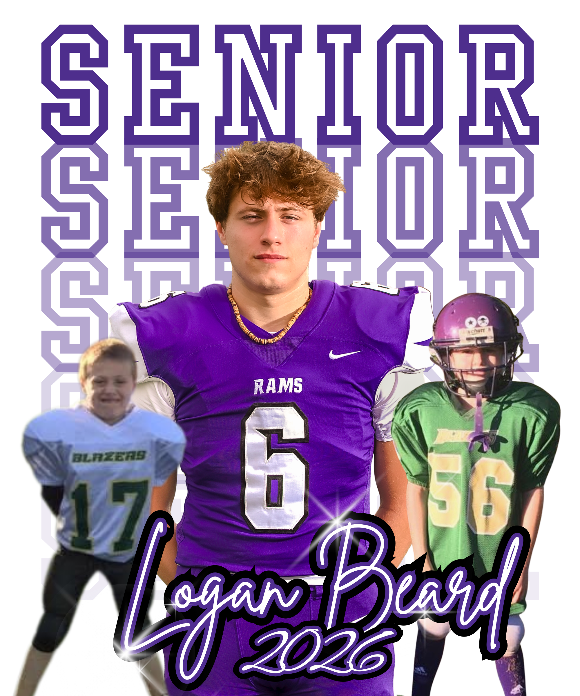 Premium item. Perfect for Senior Night!